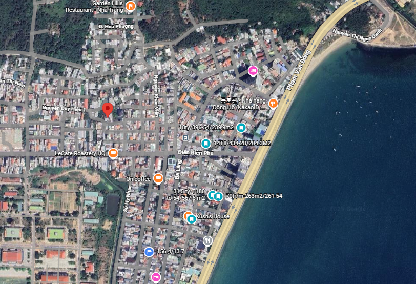 BÁN ĐẤT TẶNG NHÀ CẤP 4 – HẺM ĐIỆN BIÊN PHỦ, BẮC NHA TRANG - 55TR/M2